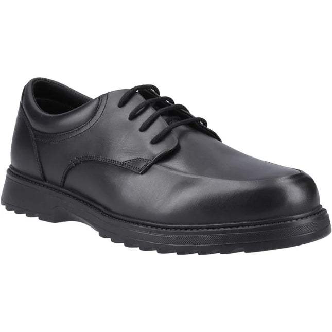Hush Puppies Boy's Romeo Lace Up Snr Shoes - Black
