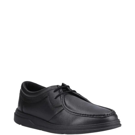 Hush Puppies Boy's Ronan Mocc Toe Snr Shoes - Black