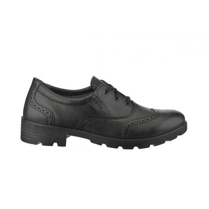 Ricosta Lucy Shwarz Derby Leather Shoes - Black