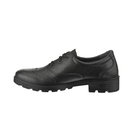 Ricosta Lucy Shwarz Derby Leather Shoes - Black