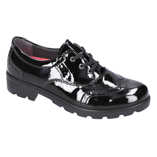 Ricosta Lucy Shwarz Lack Leather Shoes - Black