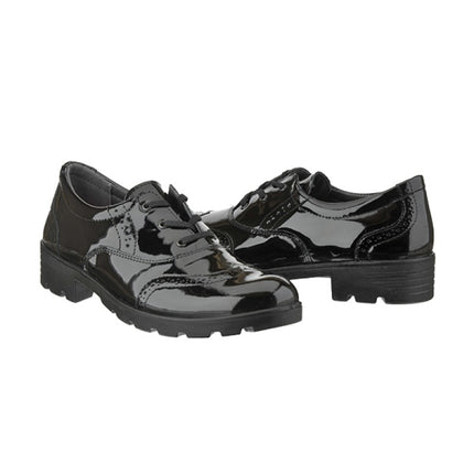 Ricosta Lucy Shwarz Lack Leather Shoes - Black