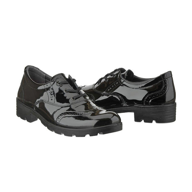 Ricosta Lucy Shwarz Lack Leather Shoes - Black