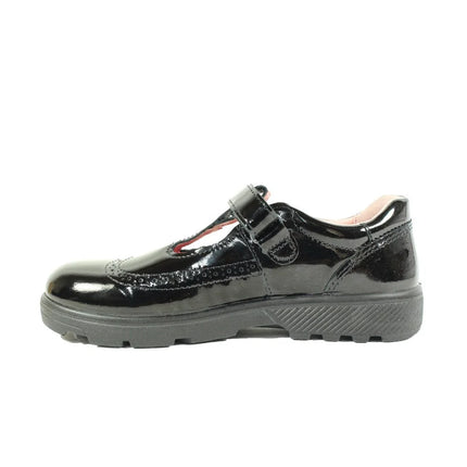 Ricosta Amanda Schwarz Lack Leather Shoes - Black