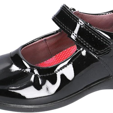 Ricosta Beth Schwarz Lack Leather Shoes - Black