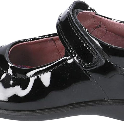 Ricosta Beth Schwarz Lack Leather Shoes - Black