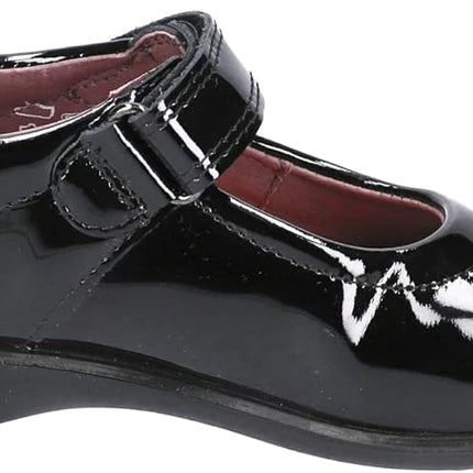 Ricosta Beth Schwarz Lack Leather Shoes - Black