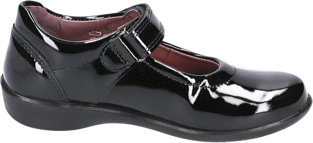 Ricosta Beth Schwarz Lack Leather Shoes - Black