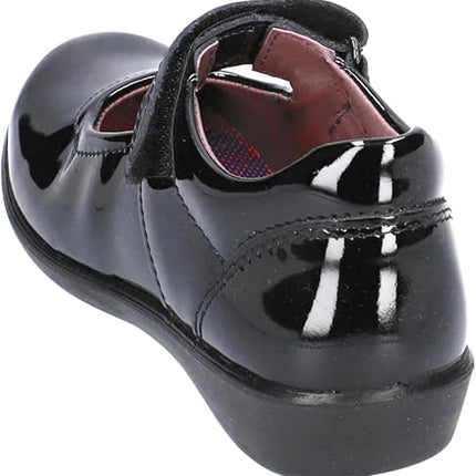 Ricosta Beth Schwarz Lack Leather Shoes - Black