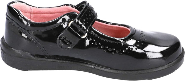 Ricosta Lillia Schwarz Lack Shoes - Black