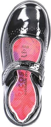 Ricosta Lillia Schwarz Lack Shoes - Black