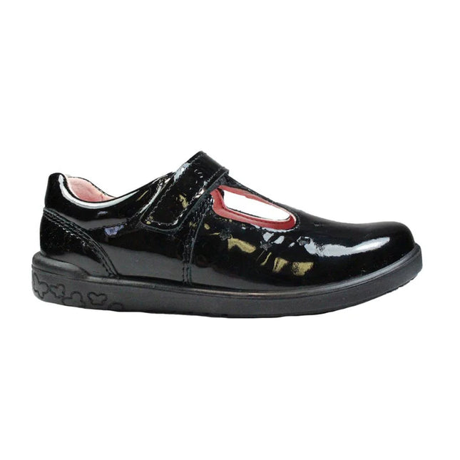 Ricosta Scarlett Schwarz Lack Leather Shoes - Black