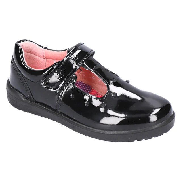 Ricosta Scarlett Schwarz Lack Leather Shoes - Black