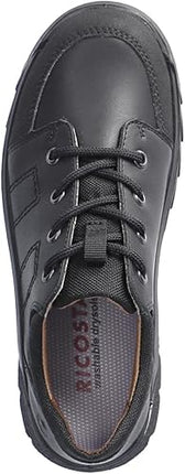 Ricosta Nate Schwarz Meran Wide Leather Shoes - Black