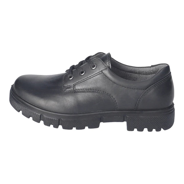 Ricosta Stace Shwarz Derby Leather Shoes - Black