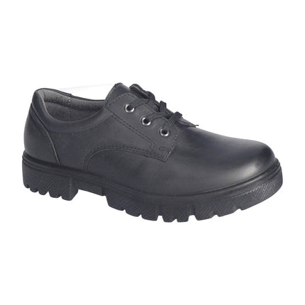 Ricosta Stace Shwarz Derby Leather Shoes - Black