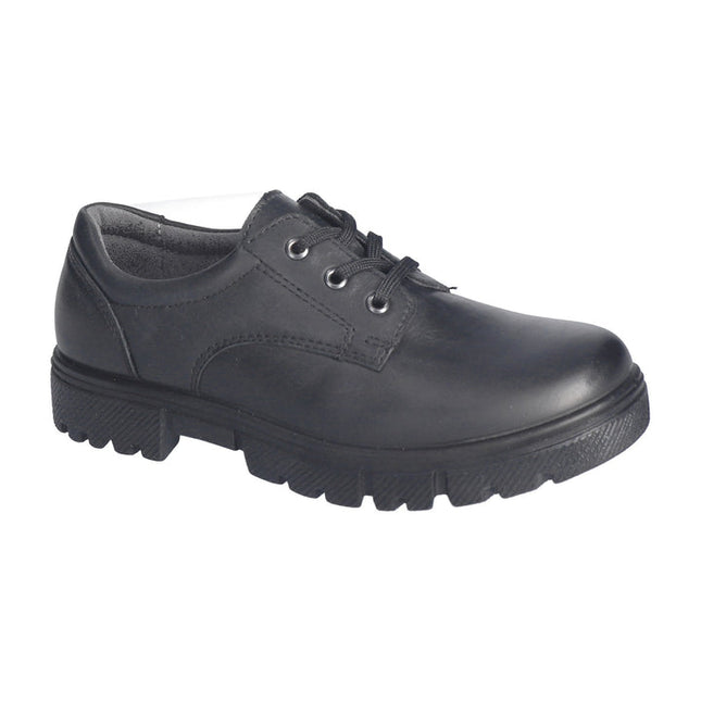 Ricosta Stace Shwarz Derby Leather Shoes - Black