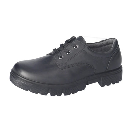Ricosta Stace Shwarz Derby Leather Shoes - Black