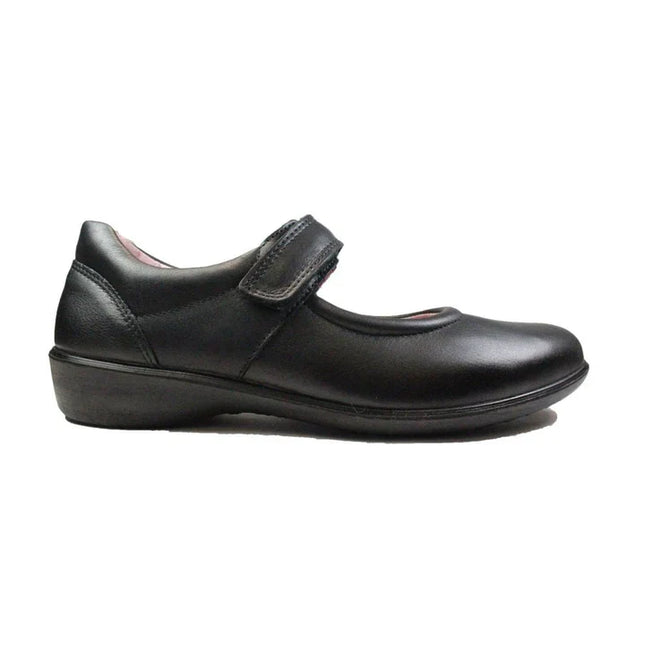 Ricosta Girls' Beth Medium Fit Leather Shoes – Black