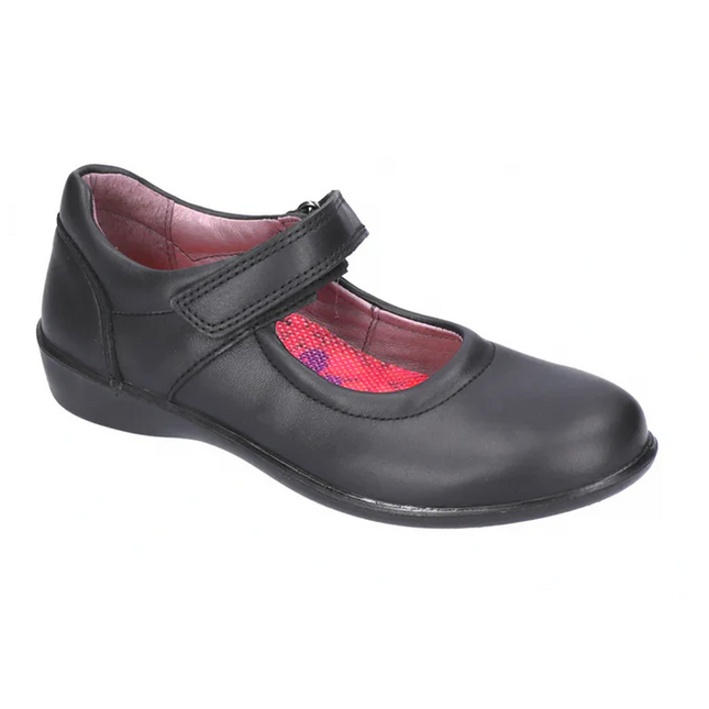Ricosta Beth Girls' Medium Fit Leather Shoes – Black