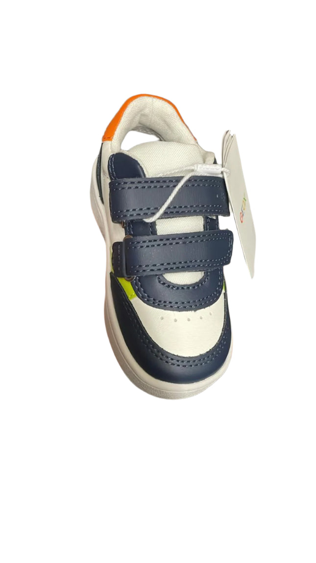 Geox Sneakersy B Eclyper Kids Shoes - Navy/White