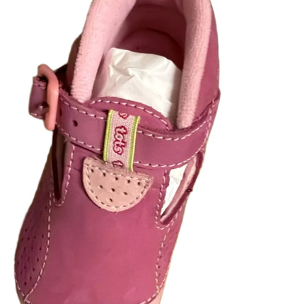 Start-Rite Girls' Tots Jelly Tot Nubuck Leather Kids Shoes - Plum Pink Rose