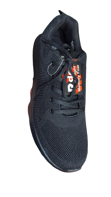 Dek Freeway Men’s Superlight Lace-Up Trainers – Black