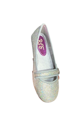 RSB Girls' Nicole Cut-Out Dress Shoes – Silver