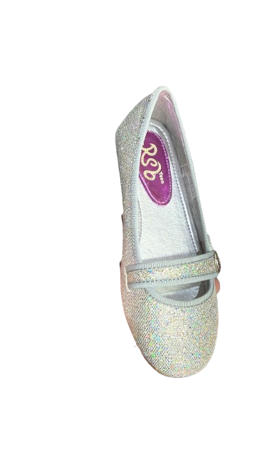 RSB Girls' Nicole Cut-Out Dress Shoes – Silver