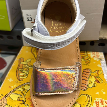 Shoesme Velcro Heart  Kids Sandals - White