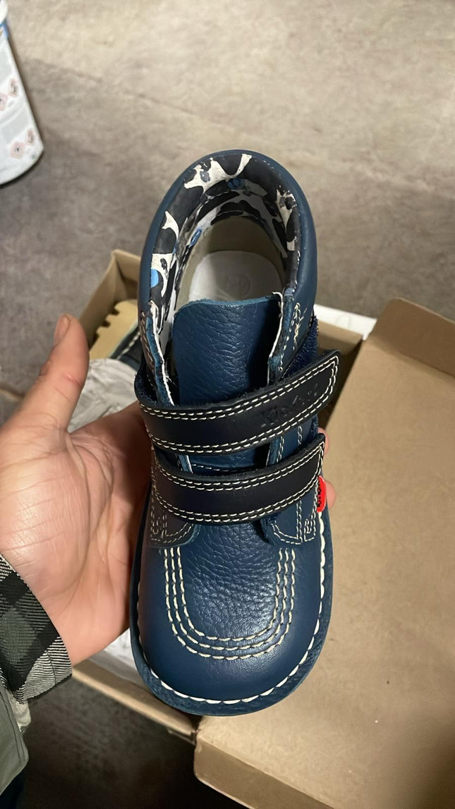 Kickers Kickstyl Y L THR M  Shoe - Dk Blue