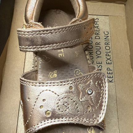 Start Rite Seashore 5196_8 Kids Leather Sandals - Rose Gold