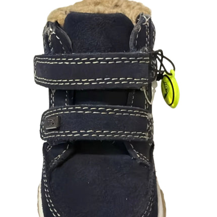 Lurchi Girls' Jaques-tex Suede Shoe - Navy