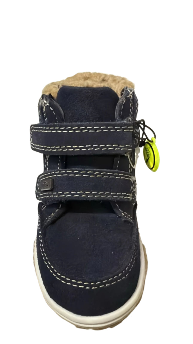 Lurchi Girls' Jaques-tex Suede Shoe - Navy