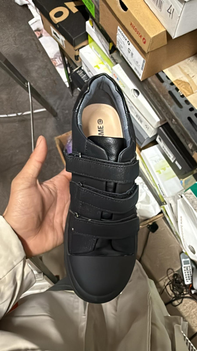 Shoesme Classic Leather School Shoes – Black