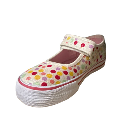 Start-Rite Girls’ Polka Dot Kids Shoes - White
