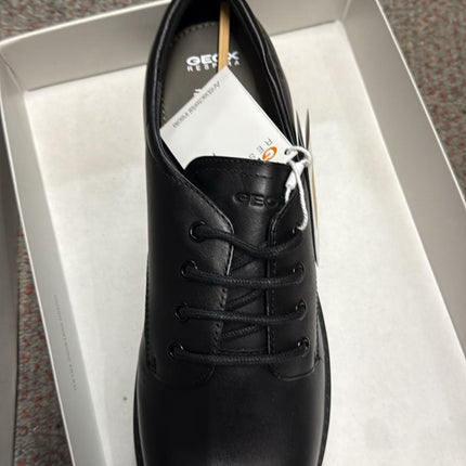 Geox Kids Casey G.C Smooth Leather Shoes – Black