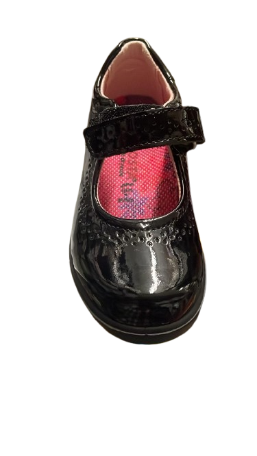 Ricosta Girls' Alice Medium Fit Leather Shoes – Black