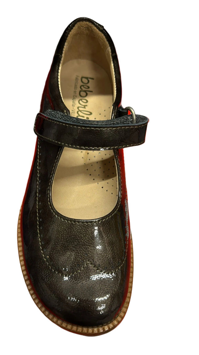 Beberlis Charol Samoa Shoes – Antra/Nicotina