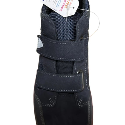 Ricosta Boys' Marvi Leather Trainers – Ocean/Grey