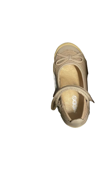 Mod Furtif Vegetable-Tanned Matte Leather Girls' Shoes - Sand