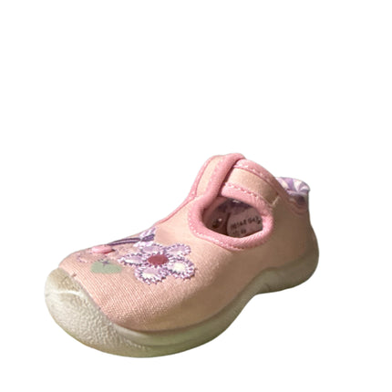 Start-Rite Girls’ Flower Patch Kids Shoes - Pink/Canvas
