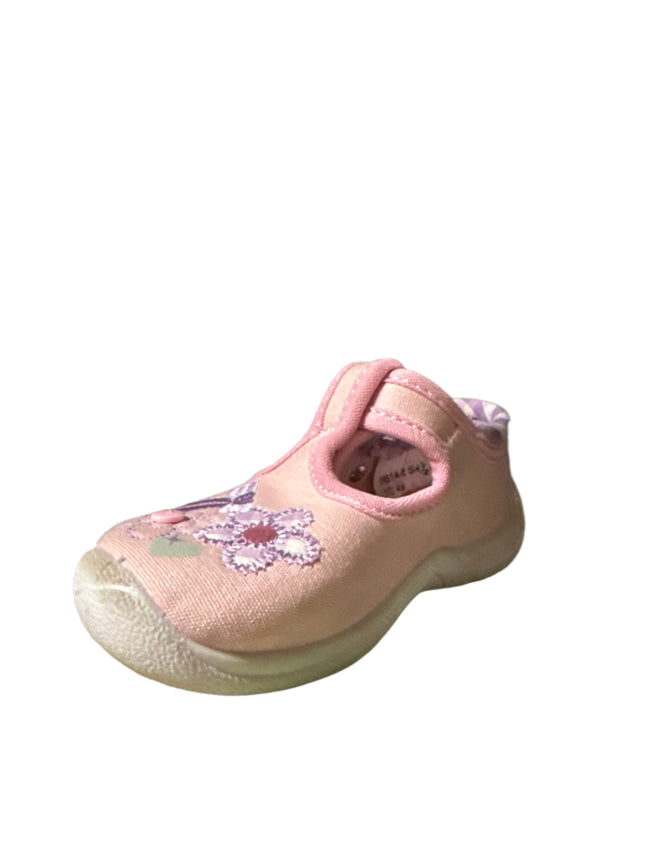 Start-Rite Girls’ Flower Patch Kids Shoes - Pink/Canvas