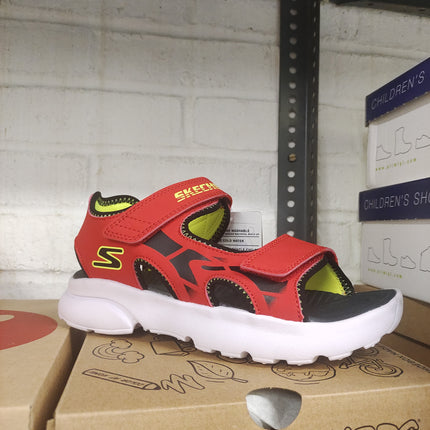Skechers Boys’ Aqua Buddies Sandals - Red/Black