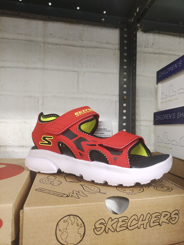 Skechers Boys’ Aqua Buddies Sandals - Red/Black