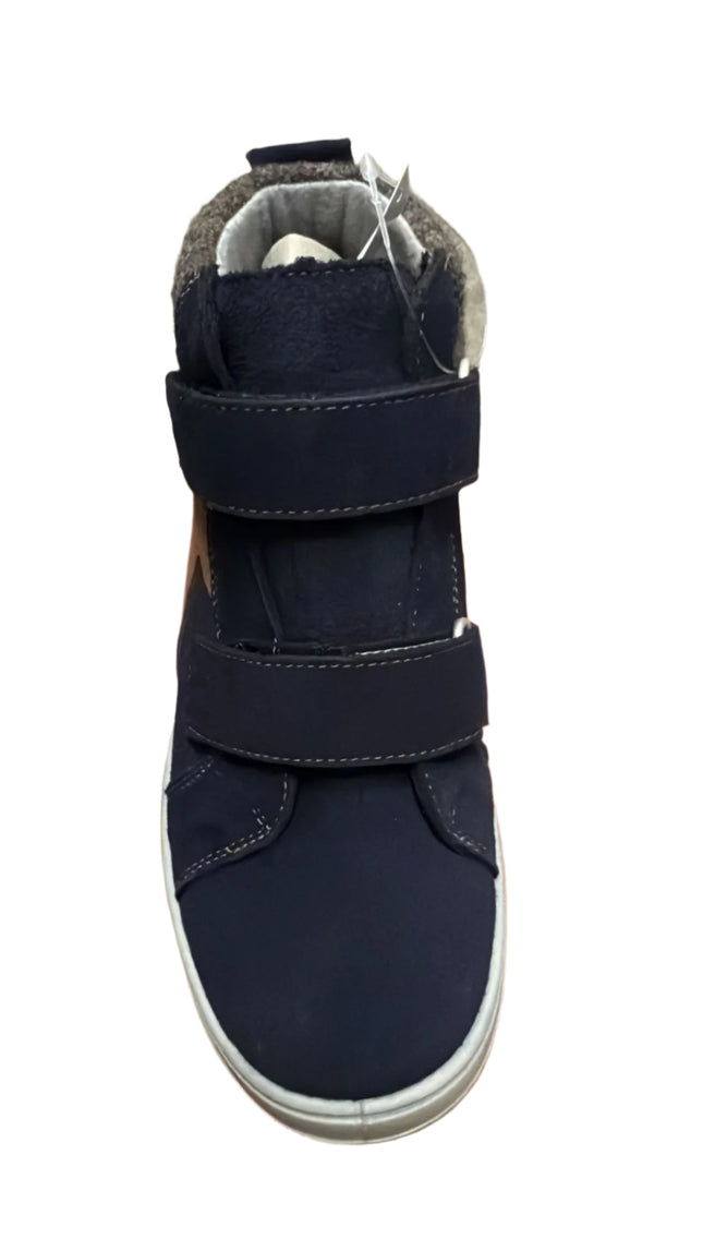 Ricosta Boys' Velnut Meduim Kids Boots - Nautic/Braun