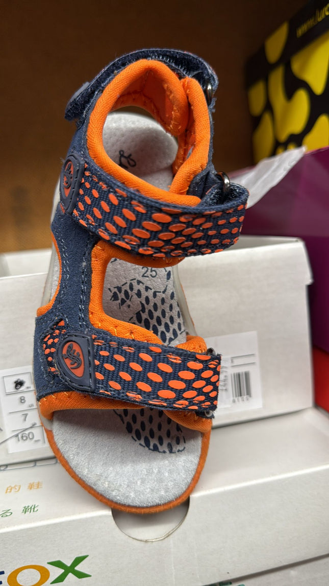 Geox B Sprintye Boys Sandals - Navy /Orange