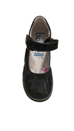Bo-Bell Patent and Suede Girls' Shoes - Black