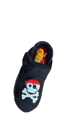 Chipmunks Jolly Roger Boys’ Pirate Wellington Boots – Black