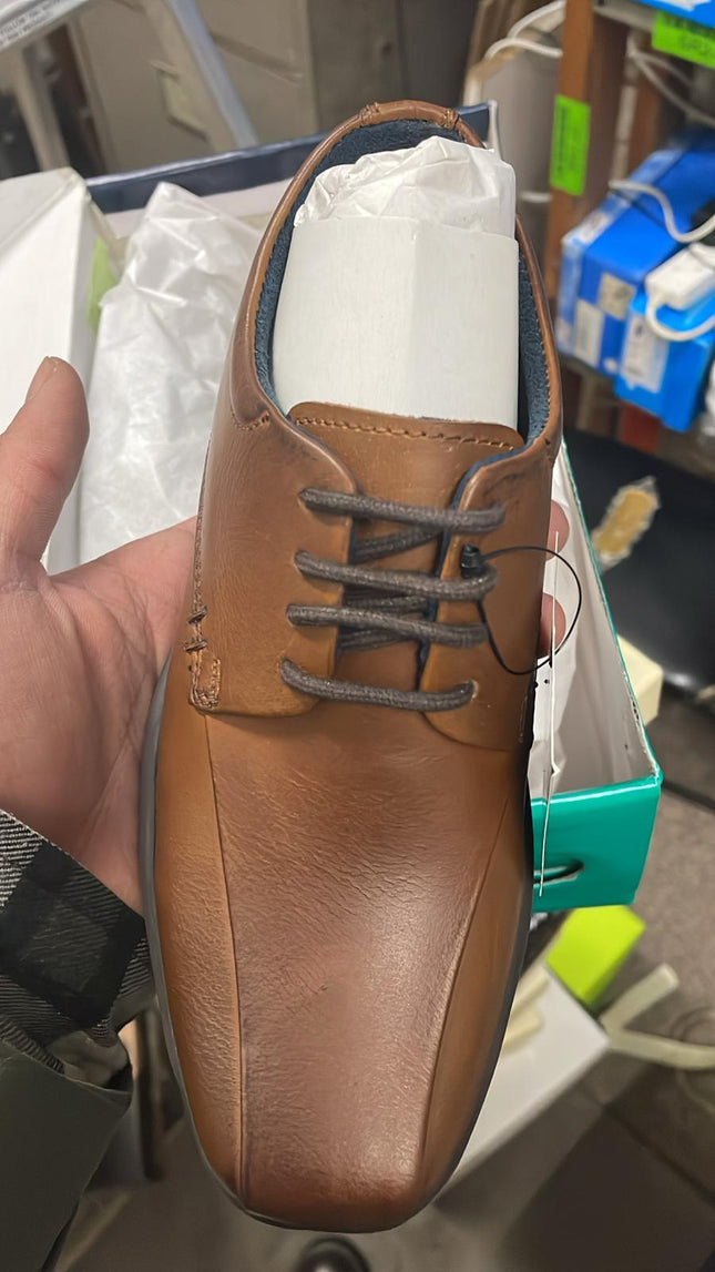Pod Wessex Leather Lace-Up Brogues – Tan